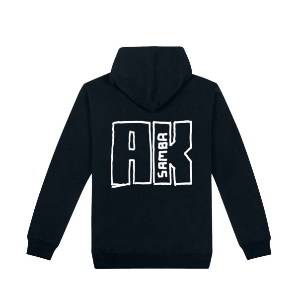 Men's pull-on hoodie RED & BLACK Thumbnail